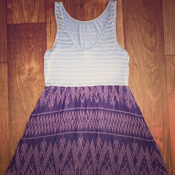 ***SOLD*** Roxy Bright Purple& Blue Sun Dress - Picture 1 of 5